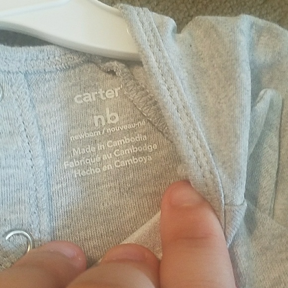 Newborn long sleeve onesie with pants - Picture 4 of 4